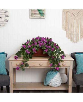 Bougainvillea Artificial Plant in Decorative Planter