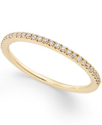 Macy's - Diamond Pav&eacute; Ring (1/8 ct. t.w.) in 14k Gold or White Gold