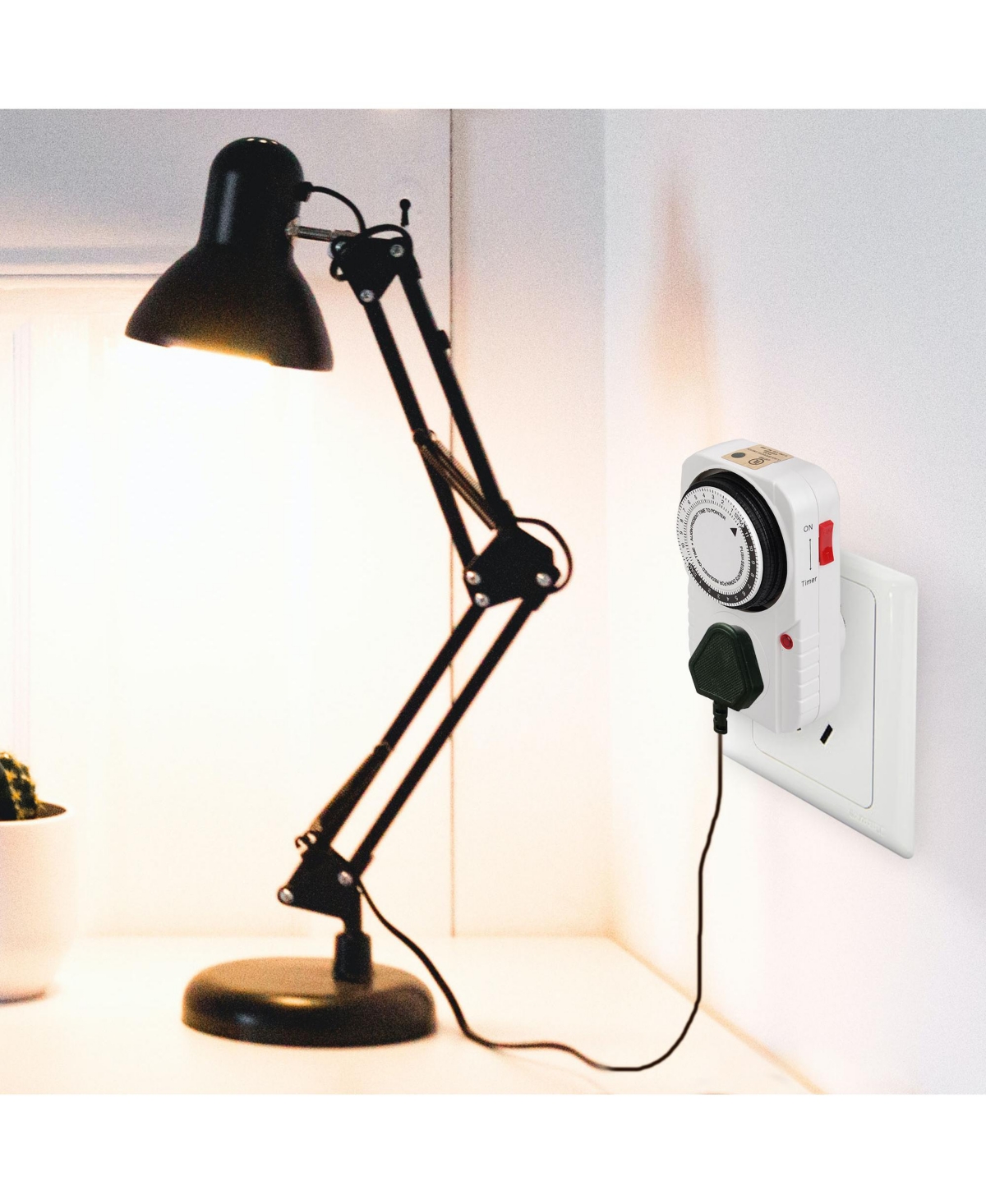 Yescom 24-hour Grounded Timer 1875W 15A For Home Grow Tent Fan Blower Aquarium Light Us
