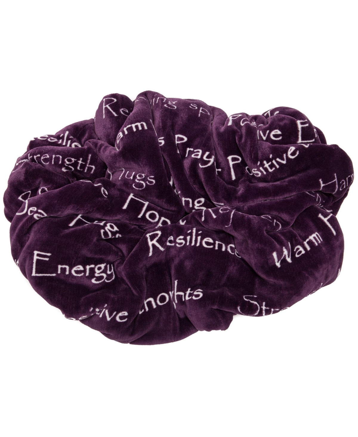 Chanasya Premium Sympathy Warm Hugs Gift Throw Blanket - for Positive Energy Love Support Comfort Breast Cancer Chemo Get Well Purple