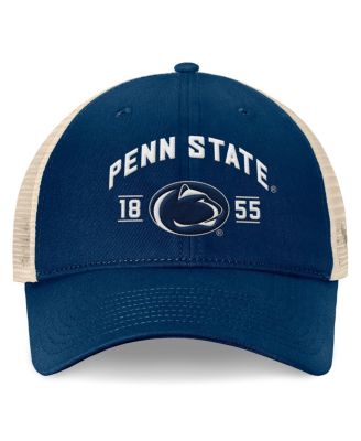 Men's Navy Penn State Nittany Lions Heritage Waylon Trucker Adjustable Hat