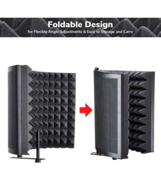 Studio Microphone Isolation Shield Acoustic Foam Panel Sound Absorbing Recording Panel