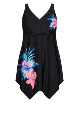 Women's Sharkbite Print Swim Dress