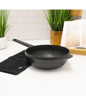 GEM 11" Nonstick Stir Fry Pan 4.1Qt., Black