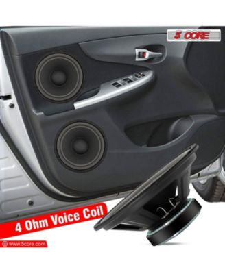 10 Inch Subwoofer Speaker 600W Peak 4 Ohm Replacement Car Audio Bass Sub Woofer with 30 Oz Magnet WF 10120 8OHM 2Pcs