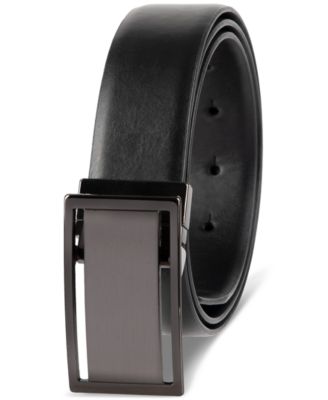 Men's Reversible Cut-Out Plaque Belt