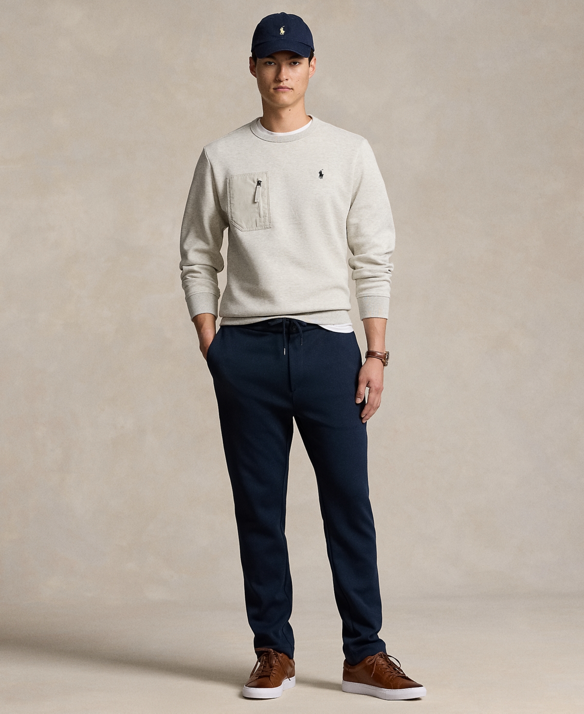 Polo Ralph Lauren Men's Double-Knit Pocket Sweatshirt