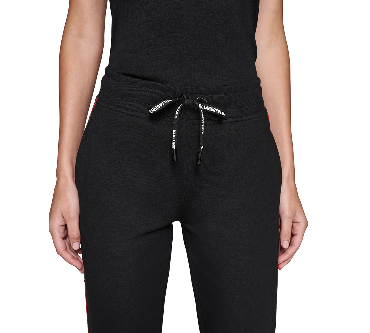 Karl Lagerfeld Paris Women's Logo-Tape Joggers