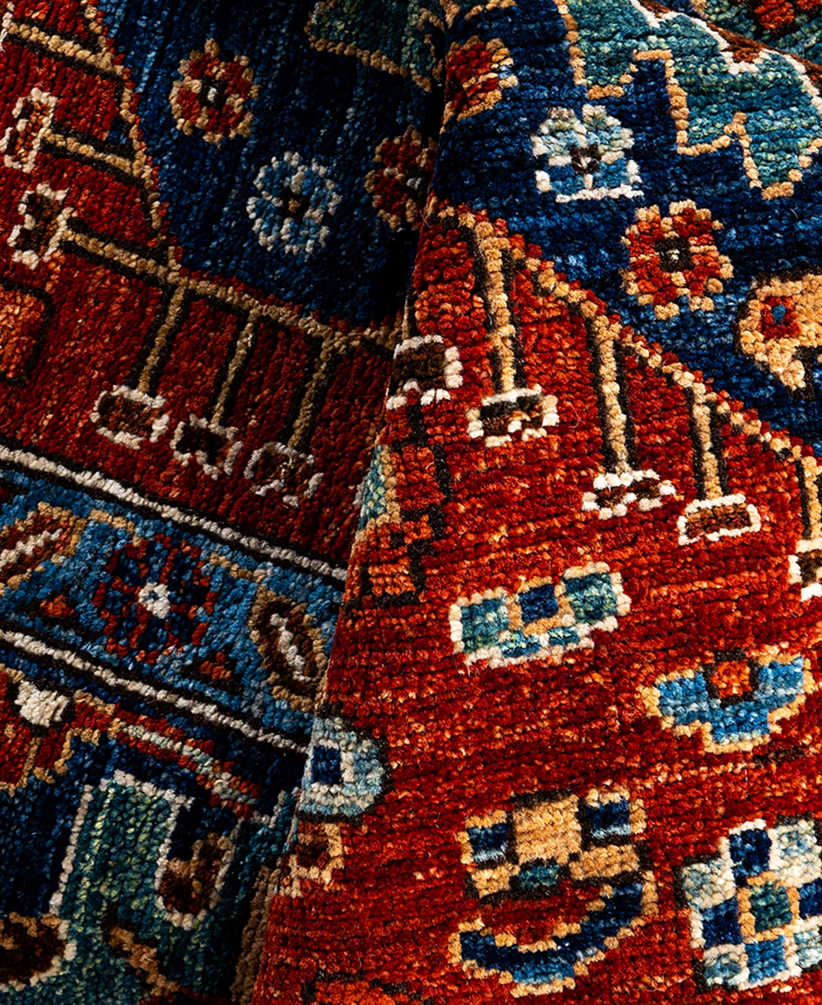 Adorn Hand Woven Rugs Serapi M1993 8'x9'9" Area Rug In Red