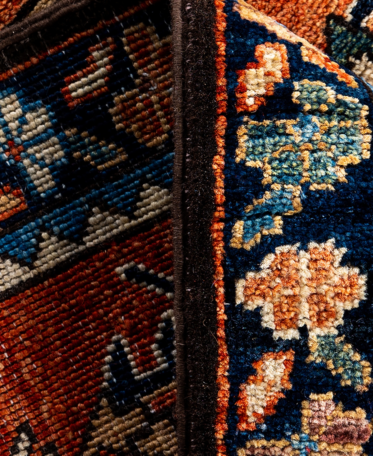Adorn Hand Woven Rugs Serapi M1993 2'7"x9'9" Runner Area Rug In Red