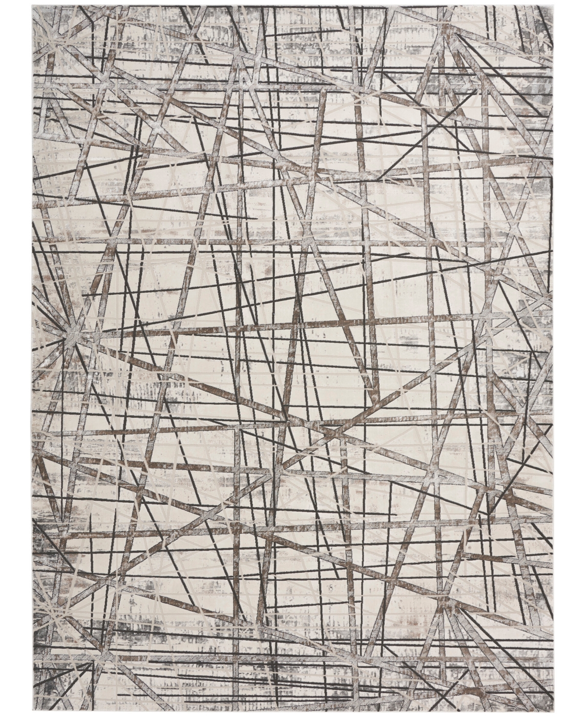 Nourison Home Desire Dsr03 7'10"x9'10" Area Rug In Gray,ivory