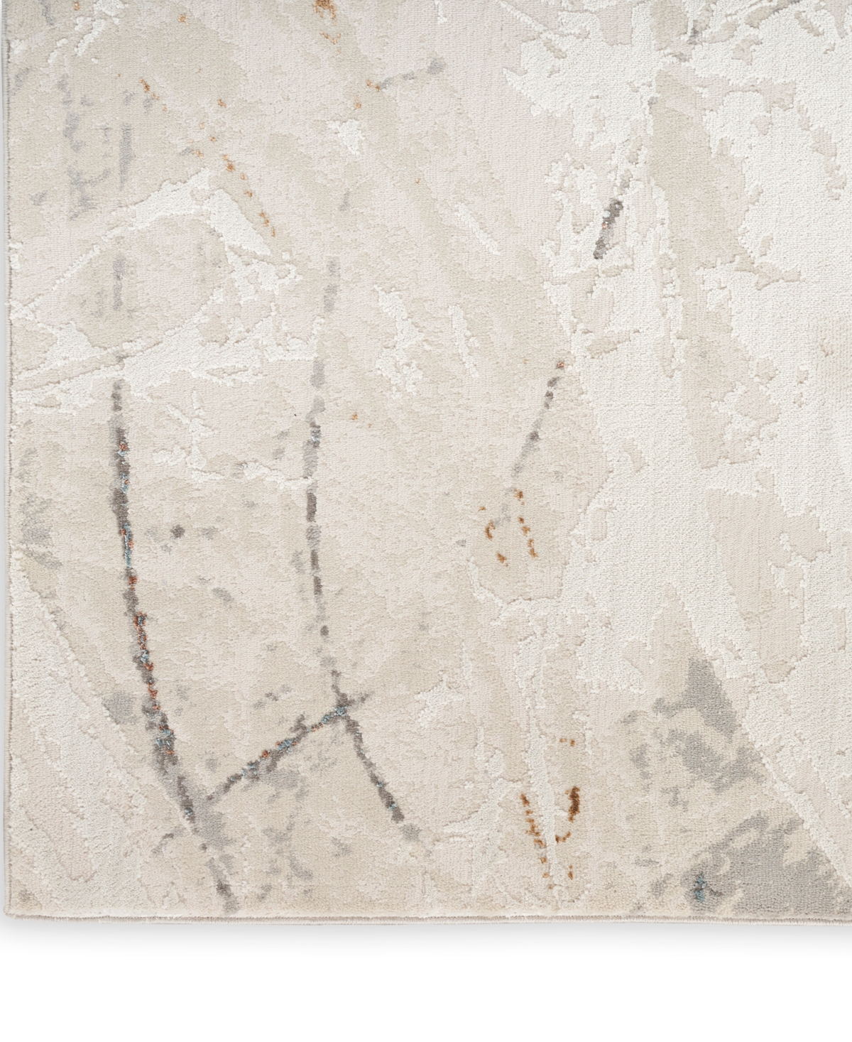 Nourison Home Desire Dsr04 2'3"x7'6" Runner Area Rug In Ivory,gray