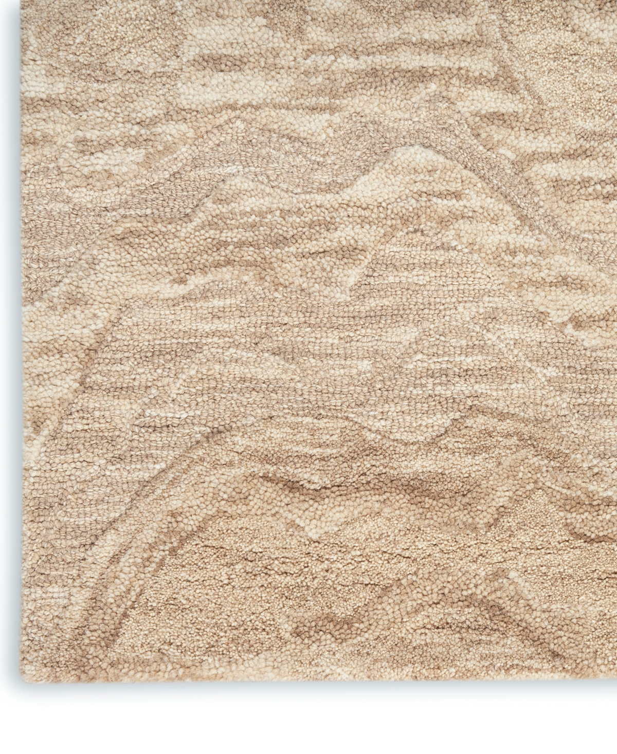 Nourison Home Graceful Gru01 5'3"x7'3" Area Rug In Taupe