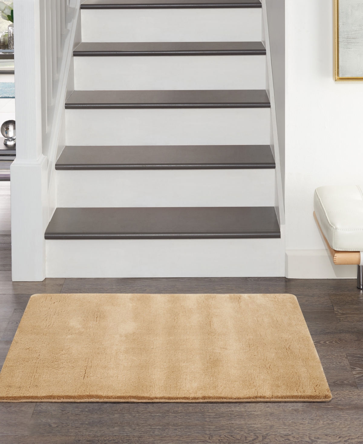 Nourison Home Plush Cloud Plc01 2'x3' Area Rug In Camel