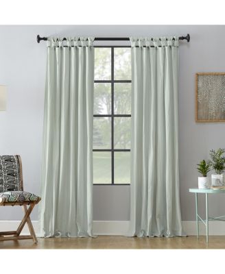 Washed Cotton Twist Tab Curtain