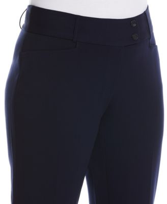 Plus Size Curvy Fit Short Length Bootcut Pant