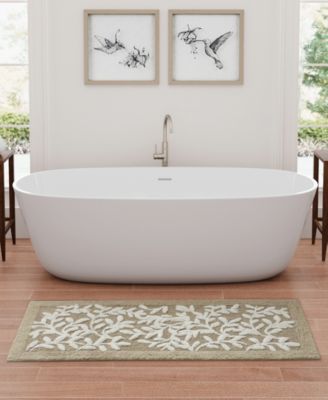 Serene Cotton Tufted Bath Rug, 24" x 60"