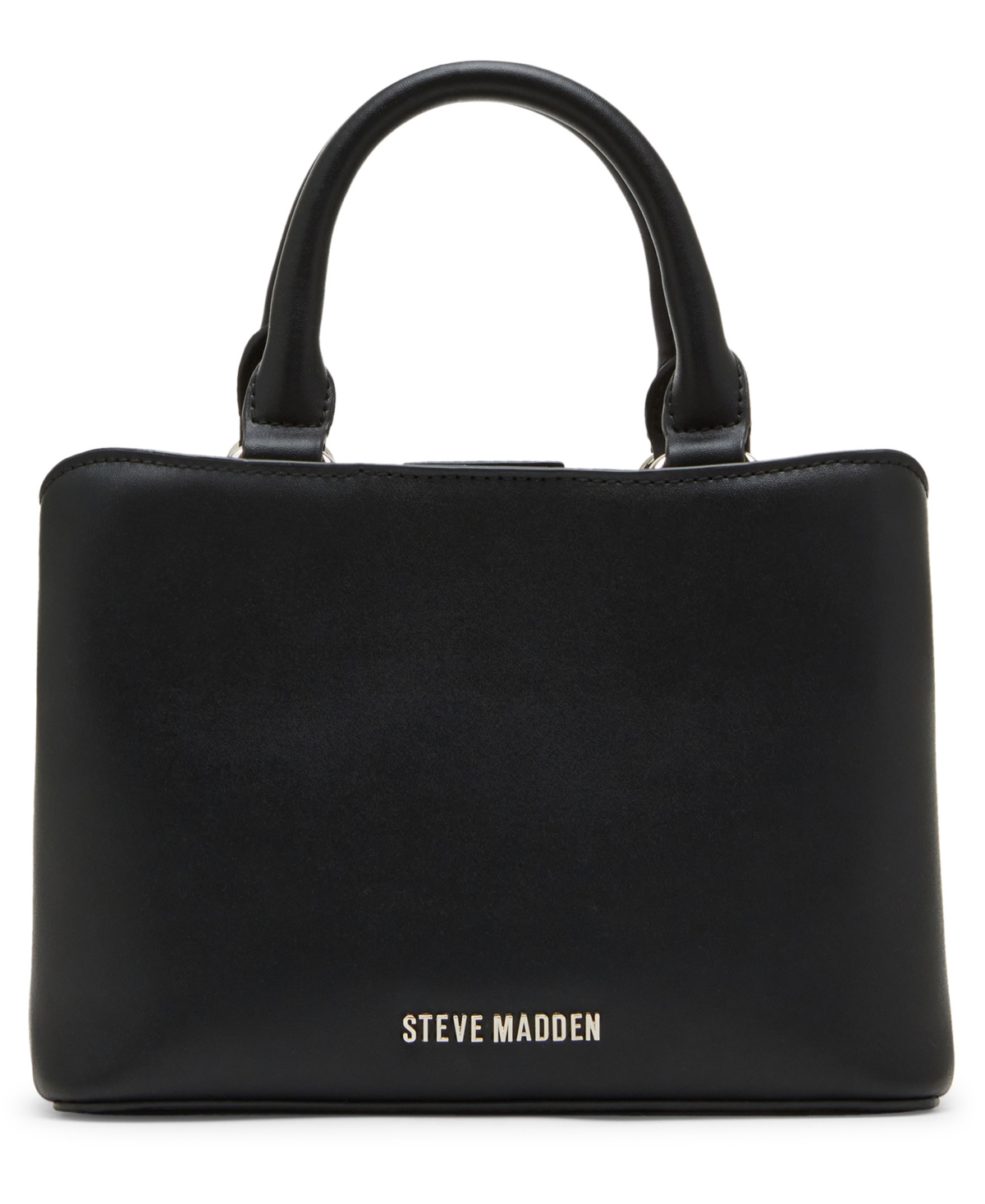 Steve Madden Women's Bsherrie Zipper Satchel Bag - Black | Smart Closet