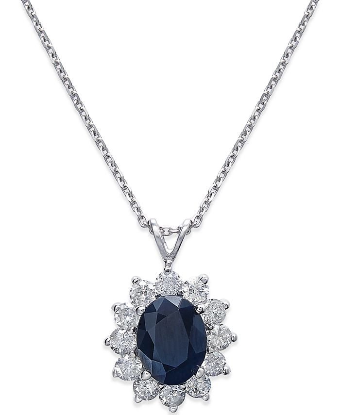 Macy's 2024 sapphire necklace