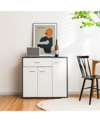3-Door Buffet Sideboard Kitchen Storage Cabinet Console Cupboard w/Drawer