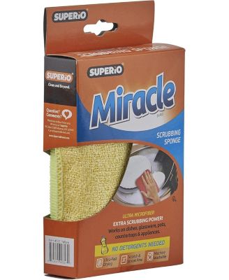Microfiber Kitchen Dishwashing Scrubbing Sponges