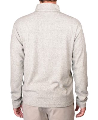 Men's Soft-Brushed Knit Quarter-Zip Sweater 