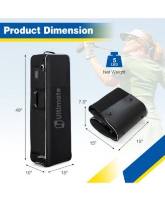 Soft-Sided Golf Travel Bag with Wheels