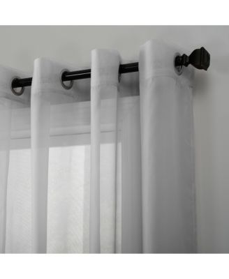 Sheer Voile Grommet Curtain Panel