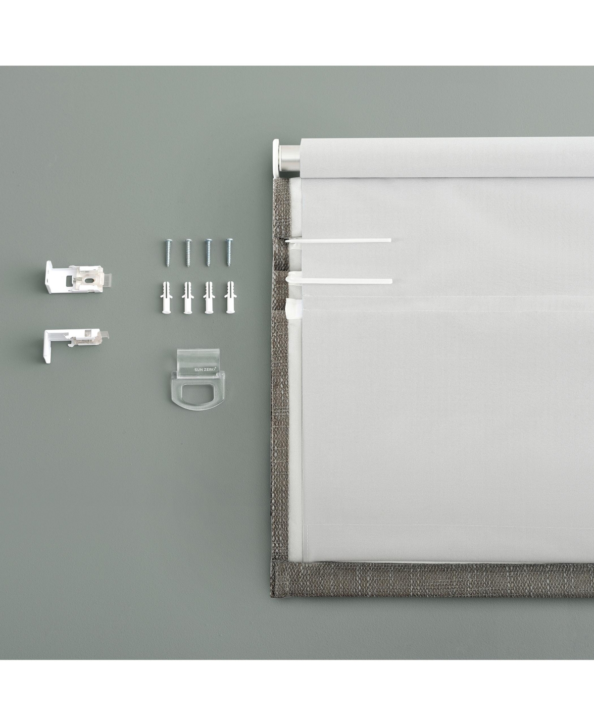 Pryer Textured 100% Blackout Cordless Roman Shade