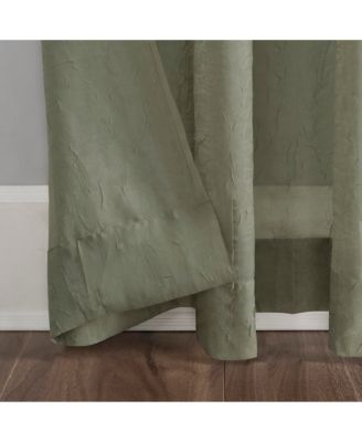 Crushed Sheer Voile Grommet Curtain Panel