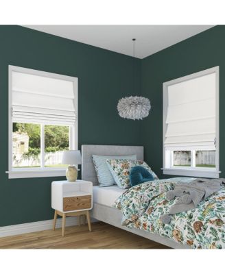 Sun Zero Pryer Textured 100% Blackout Cordless Roman Shade