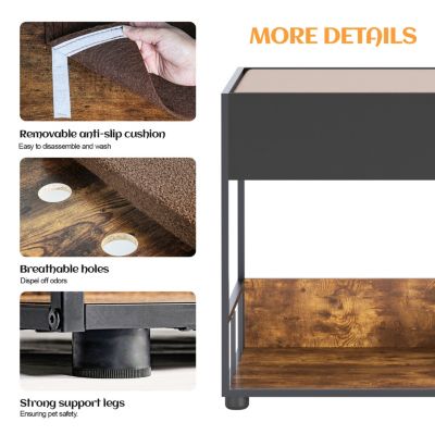 Multi-Level Pet Window Perch with Storage