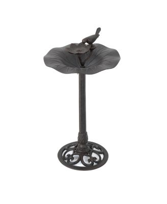 Simplie Fun Lancaster Bronze Aluminum & Iron Bird Bath