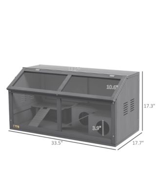 Wooden Hamster Habitat with Accessories