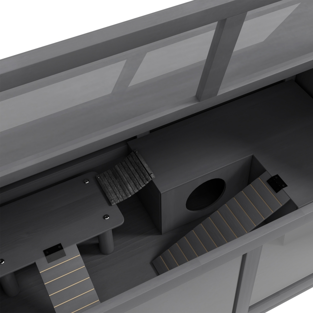 Streamdale Furniture Wooden Hamster Habitat with Accessories