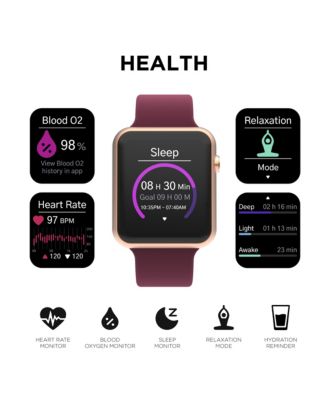 Air 4 Unisex Silicone Strap Smartwatch 41mm