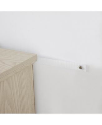 Mantel Stone TV Media Stand with Faux Stone Surround