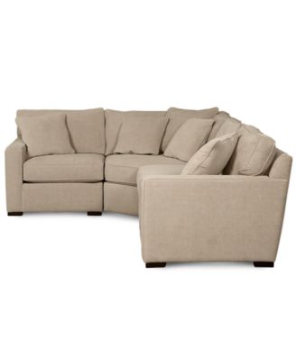 Radley Fabric 4-Piece Sectional Sofa