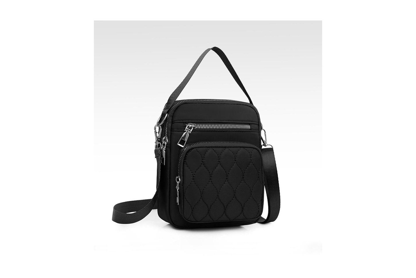 Женская сумка Nicci Nylon Quilted, цвет: Чёрный — фото 2