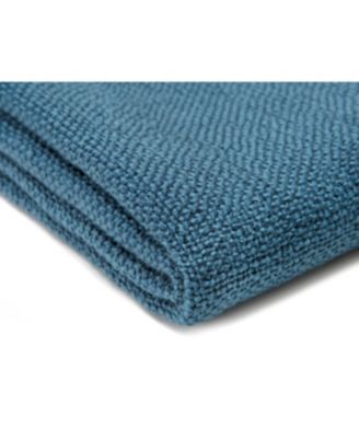 Chanasya Baumwoll-Decke Mit Quasten – Weich, Gemütlich, 127x165 Cm Für Sofa & Bett