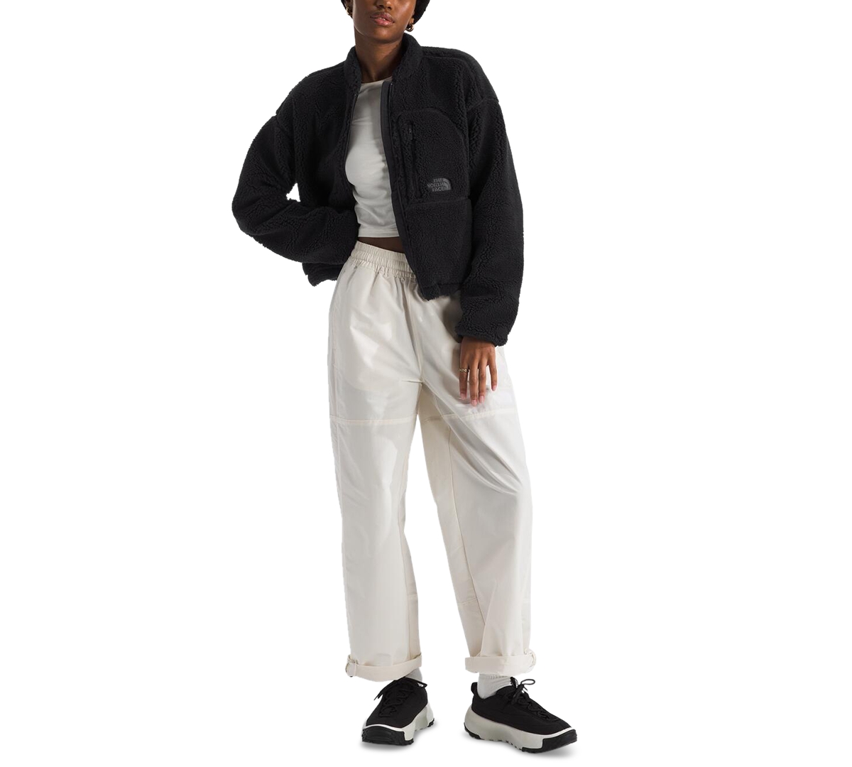 The North Face Women's Extreme Pile Fleece Jacket In Black