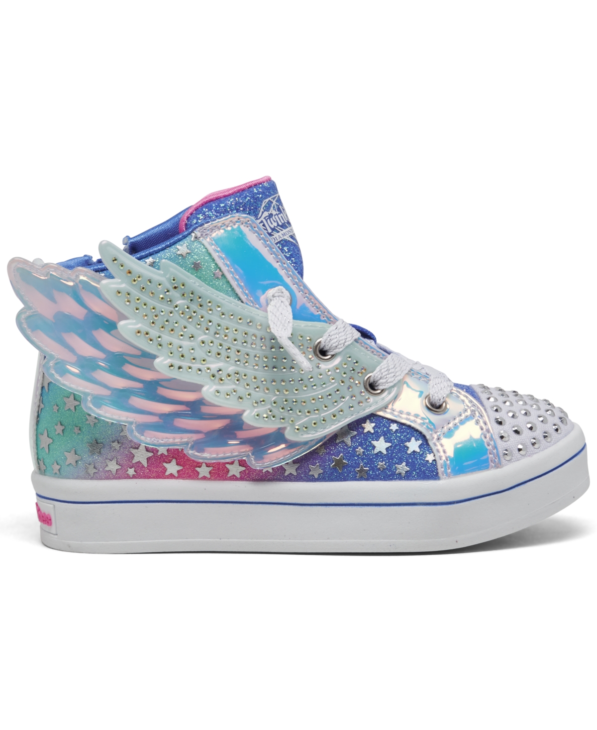 Skechers Toddler Girls Twinkle Toes Twi-Lites 2.0 - Dreamy Wings Light Up Casual Sneakers from Finish Line -Multi