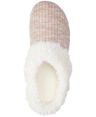 Women's Caroline Sweater Rib-Knit Clog Slippers