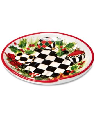 Mackenzie-Childs Deck The Halls Bouilloire Thé 2 Quart - Noël - Neuf