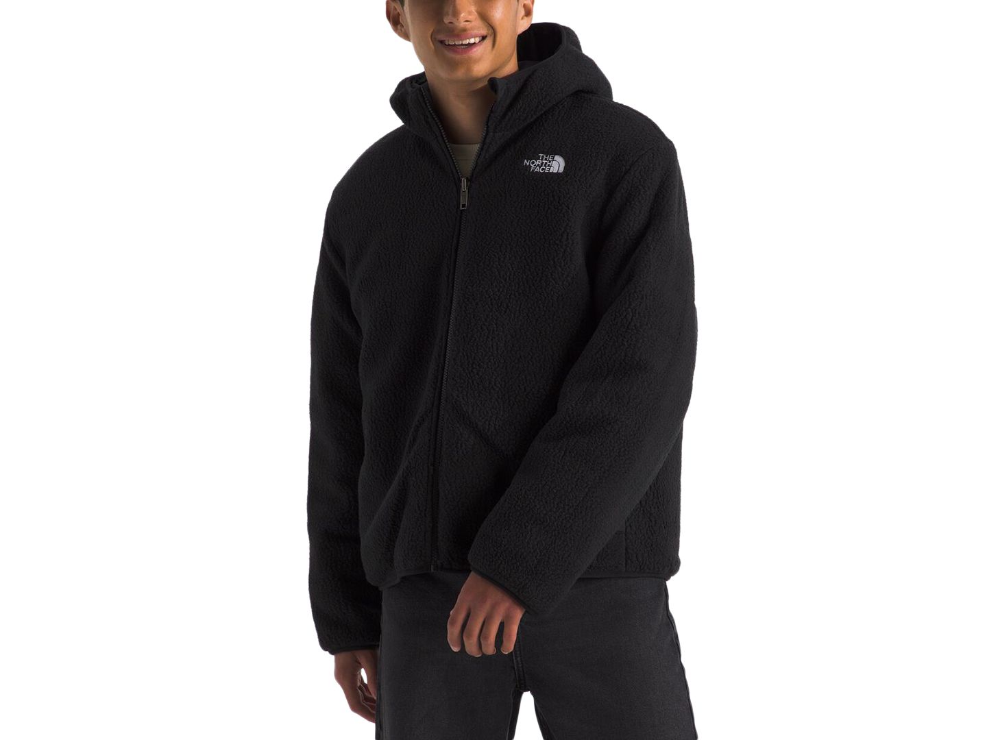 Куртка The North Face Shasta Reversible Full-Zip Hooded Jacket для мальчиков, цвет: Чёрный — фото 1