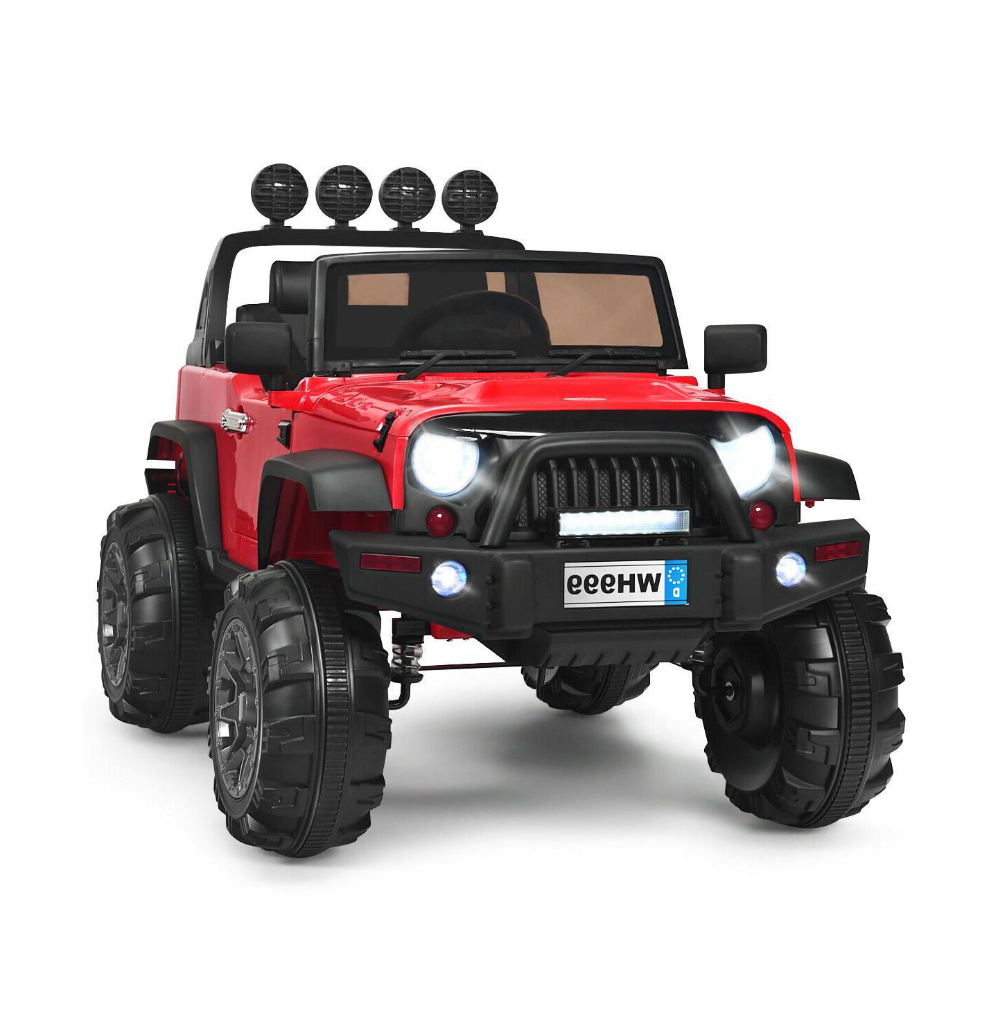 Детская игрушка SUGIFT 12V Remote Control Ride-On Car, 49"L x 31"W x 32"H, Ages 3-7, цвет: Красный — фото 1
