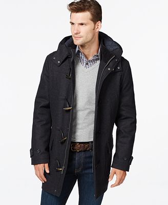 Nautica Hooded Duffel Coat - Coats & Jackets - Men - Macy's