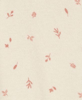 Baby Girls 2-Pc. Printed Jumpsuit & Beanie Set