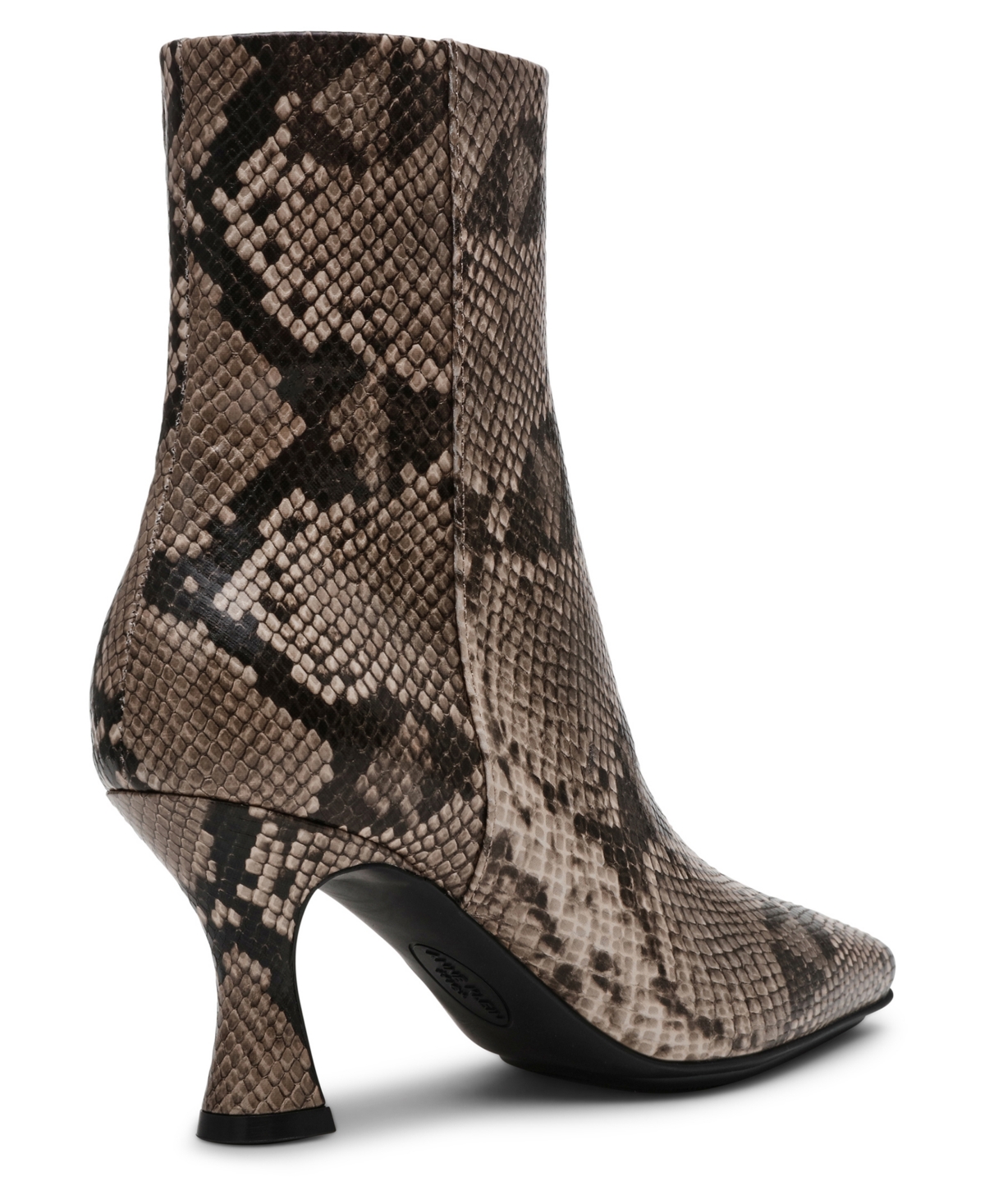 Anne Klein Women's Pablo Snip Toe Dress Booties In Black Croc