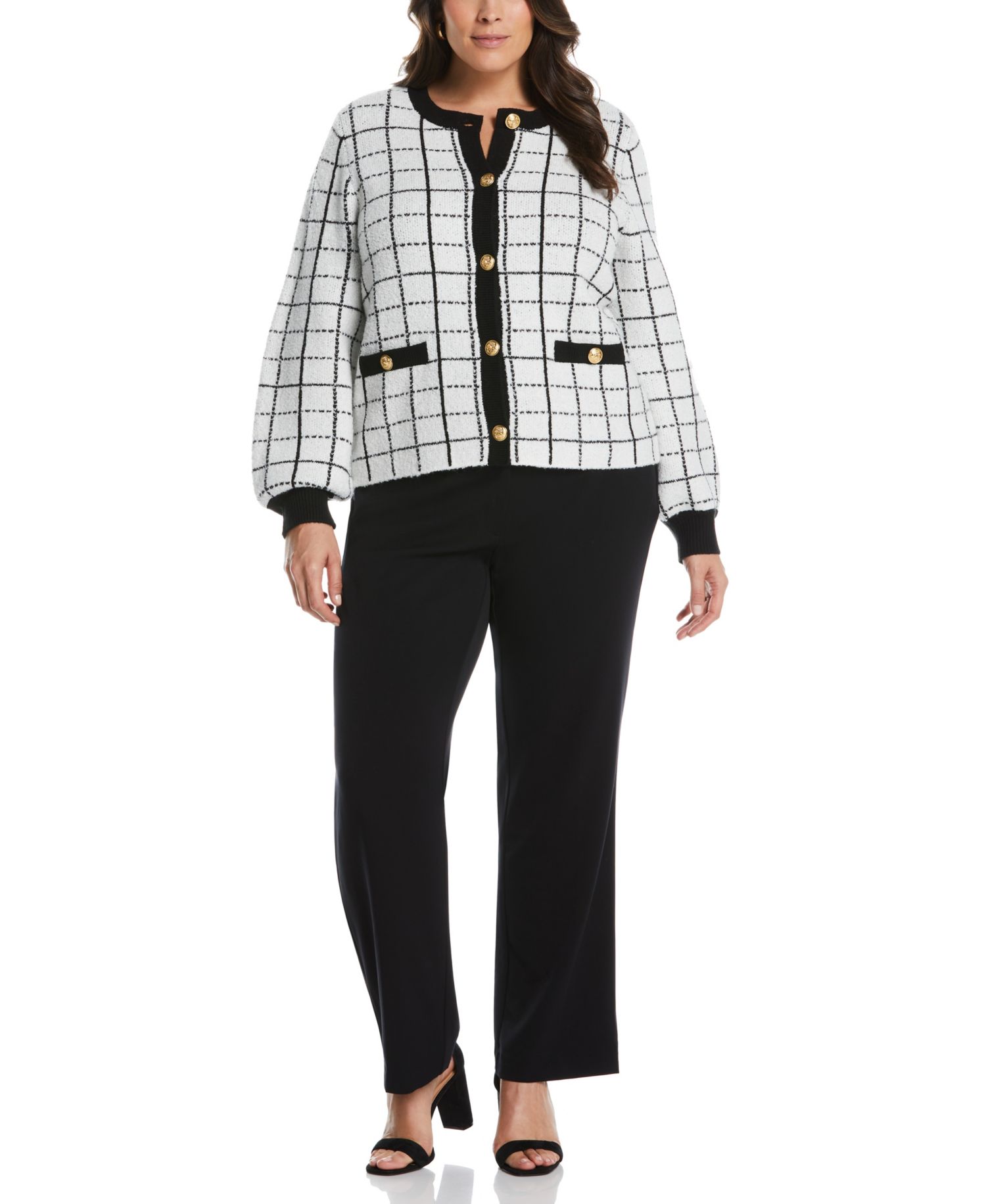 Plus Size Curvy Fit Short Length Bootcut Pant